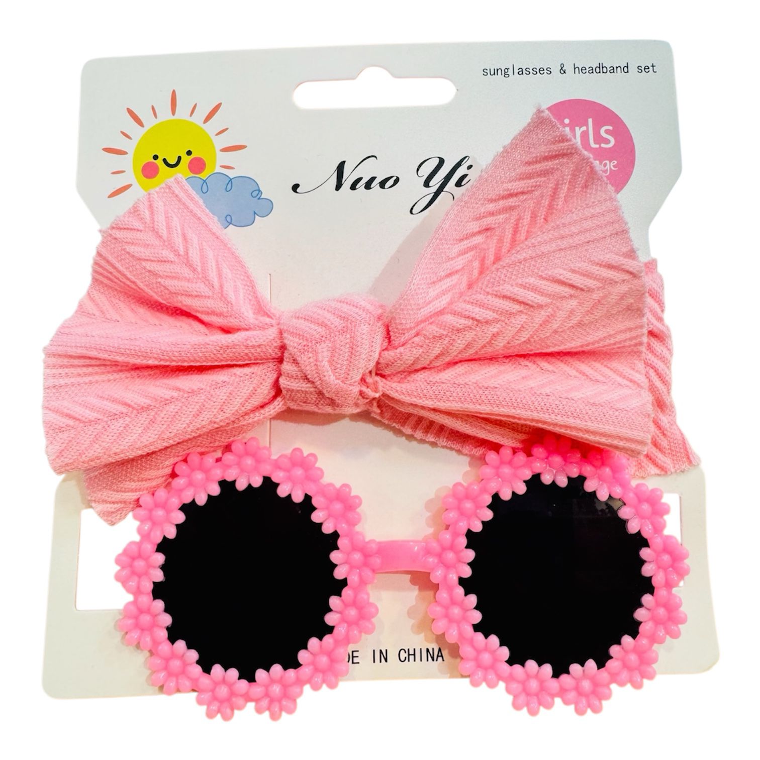Vincha de bebé y gafas de sol Cutie Baby