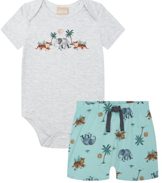 Conjunto gris safari  Milon