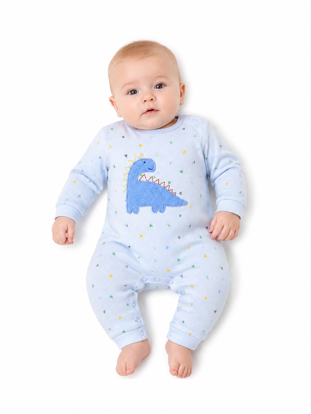 Pijama dinosaurio y triangulos Kids land