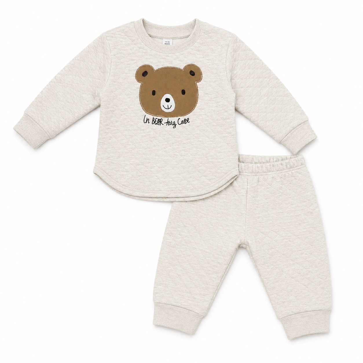 Conjunto 2 piezas jirafa/oso Bon blues